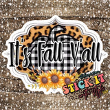 Fall Themed Vinyl Stickers Stick It With Style Shop