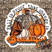 Fall Themed Vinyl Stickers Stick It With Style Shop