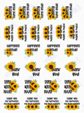 Flower Themed Packaging Sticker Sheets Stick It With Style Shop