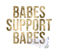 Babes Support Babes Packaging Sticker Sheet Stick It With Style Shop