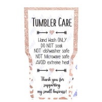 Care Instruction Cards pack of 100 Stick It With Style Shop