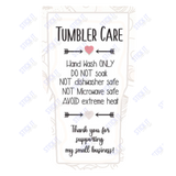 Care Instruction Cards pack of 100 Stick It With Style Shop
