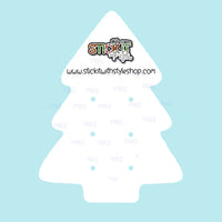 Customized Christmas Tree Shaped Earring Cards Stick It With Style Shop