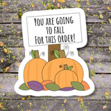 Fall Themed Packaging Sticker Sheets Stick It With Style Shop