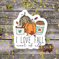 Fall Themed Vinyl Stickers Stick It With Style Shop