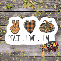 Fall Themed Vinyl Stickers Stick It With Style Shop