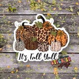 Fall Themed Vinyl Stickers Stick It With Style Shop