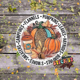 Fall Themed Vinyl Stickers Stick It With Style Shop