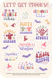 Halloween Themed 6x4 Sticker Sheets Stick It With Style Shop