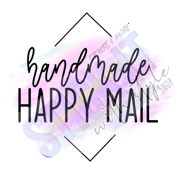 Handmade Happy Mail Packaging Sticker Sheet Stick It With Style Shop