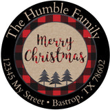 Holiday - Christmas Themed Return Address Labels Stick It With Style Shop