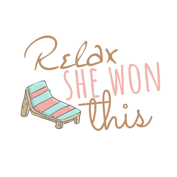 Relax She Won This Packaging Sticker Sheet Stick It With Style Shop