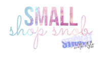 Small Shop Snob Packaging Sticker Sheet Stick It With Style Shop