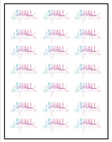 Small Shop Snob Packaging Sticker Sheet Stick It With Style Shop