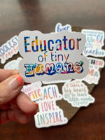 Teacher Themed Vinyl Stickers Stick It With Style Shop