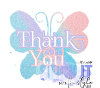 Thank You Black Heart Packaging Sticker Sheets – Stick It With Style Shop
