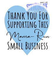 Thank You For Supporting This Mama-Run Business Packaging Sticker Sheet Stick It With Style Shop