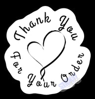 Thank You For Your Order Packaging Sticker Sheet Stick It With Style Shop