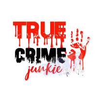 True Crime Themed Vinyl Stickers - pack of 24 stickers Stick It With Style Shop